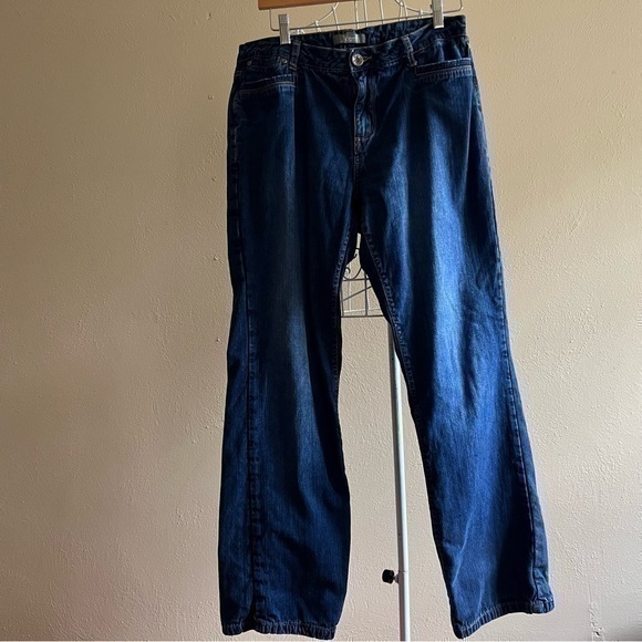Natural Reflections flannel-lined jeans, Size 8. - Picture 1 of 11